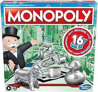 Jeu de monopoly, jeu de société familial pour 2 à 6 joueurs, jeu de société monopoly pour les enfants de 8 ans et plus, comprend des cartes communautaires de vote des fans. La boutique en ligne DIAYTAR COTE D'IVOIRE offre une expérience d'achat unique et pratique pour les consommateurs ivoiriens. Avec plus de 300000 produits à disposition, les clients peuvent trouver facilement ce qu'ils recherchent. La boutique est également connue pour ses promotions et ses offres spéciales régulières.