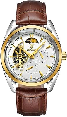 Montre gravelso mécanique entièrement automatique avec phase de lune pour hommes par tevis. La boutique en ligne DIAYTAR COTE D'IVOIRE est une plateforme de commerce électronique qui propose une large gamme de produits pour les particuliers et les professionnels. Avec plus de 300 000 références de produits, la boutique est en mesure de répondre aux besoins de tous les clients, quels que soient leurs intérêts ou leurs besoins. La boutique est également connue pour son service client de haute qualité.