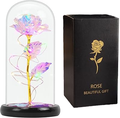 Rose artificielle colorée arabe, cadeau d'anniversaire avec lumière led pour femme, mère, grand-mère, épouse, épouse dans un dôme en verre, cadeaux uniques pour la fête des mères (colorés). En tant que boutique en ligne leader en Côte d'Ivoire, DIAYTAR COTE D'IVOIRE mise sur l'innovation et la satisfaction client pour offrir une expérience de shopping unique. Avec une plateforme en constante amélioration et des partenariats stratégiques, la boutique généraliste vise à élargir son offre et à accroître la convivialité de son site web, renforçant ainsi sa position sur le marché du e-commerce local et régional.