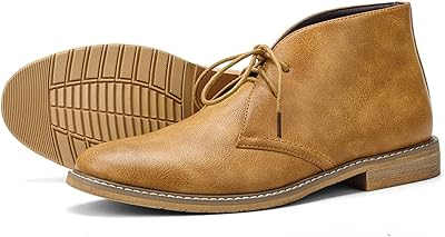 Arwang chaussures formelles pour hommes, bottes en cuir, bottines confortables de marque desert