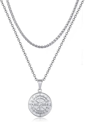 Collier boussole pour hommes - pendentif boussole bijoux cadeau de remise de diplôme inspirant pour lui petit ami 24 pouces. DIAYTAR COTE D'IVOIRE est une boutique en ligne qui propose une expérience d'achat unique et personnalisée aux clients. Les clients peuvent créer un compte pour suivre leurs commandes et accéder à des offres exclusives. La boutique en ligne met également en avant la confidentialité et la sécurité des transactions en ligne.