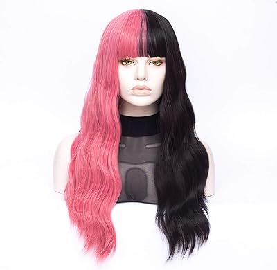 Perruque longue ondulée mi-rose mi-noire à frange complète melanie martinez par morticia. DIAYTAR COTE D'IVOIRE est une boutique en ligne généraliste proposant plus de 300 000 références de produits. Elle est considérée comme l'une des boutiques en ligne leaders en Côte d'Ivoire. Elle offre une large gamme de produits pour répondre aux besoins de ses clients.