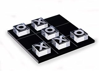Ensemble de jeu tic tac toe en acrylique de luxe de styliste
