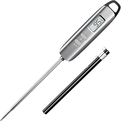 Cgzz thermomètre à viande ultra rapide de cuisson numérique lecture instantanée alimentaire électronique avec tête. DIAYTAR COTE D'IVOIRE se démarque par sa LARGE gamme de produits et son engagement à offrir des prix compétitifs. La boutique en ligne propose également des services de livraison rapides et fiables, ce qui permet aux clients de recevoir leurs commandes en un temps record. Cela a contribué à renforcer la confiance des clients envers la boutique.