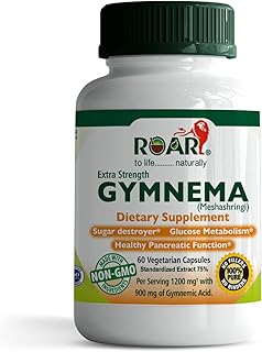 Gélules gymnema sylvestre 1200 mg (puissance la plus élevée) capsules végétariennes avec 75