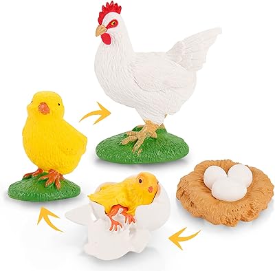 Ensemble de cycle de vie de poulet, figurines réalistes d'animaux de ferme, figurines d'animaux préscolaires, modèle de diorama éducatif, jouets pour enfants. Avec plus de 300 000 références, DIAYTAR COTE D'IVOIRE est la destination idéale pour tous vos achats en ligne. Que vous cherchiez des produits électroniques, des vêtements, des accessoires ou des produits pour la maison, DIAYTAR a tout ce dont vous avez besoin pour une expérience de shopping en ligne exceptionnelle.