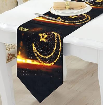 Notre chemin de table chaleureux «eid mubarak» pour la décoration intérieure, ramadan et eid mubarak 2020, fournitures de fête taille 12 x 70 pouces. La boutique en ligne DIAYTAR COTE D'IVOIRE s'est imposée comme un acteur majeur du commerce électronique en Côte d'Ivoire, en proposant une gamme exhaustive de produits répondant aux besoins du quotidien. De l'électronique aux produits alimentaires, en passant par la mode et les accessoires, DIAYTAR COTE D'IVOIRE couvre un large éventail de catégories de produits.