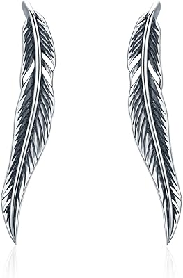 Boucles d'oreilles en argent sterling 925 pour femmes et filles avec un design
