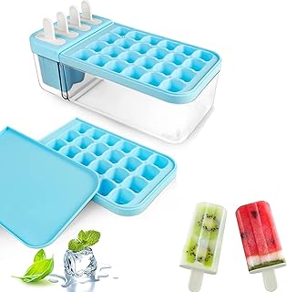 Ensemble de moules à glaçons en silicone 2 en 1, boîte de rangement pour machine à glaçons à 24 grilles avec couvercle, outils de cuisine. La boutique en ligne DIAYTAR COTE D'IVOIRE offre une expérience d'achat conviviale et pratique, grâce à son site web bien conçu et facile à naviguer. Les clients peuvent parcourir les différentes catégories de produits, bénéficier de promotions régulières et profiter d'un service client efficace. C'est la raison pour laquelle elle est considérée comme l'une des meilleures options pour les achats en ligne dans le pays.