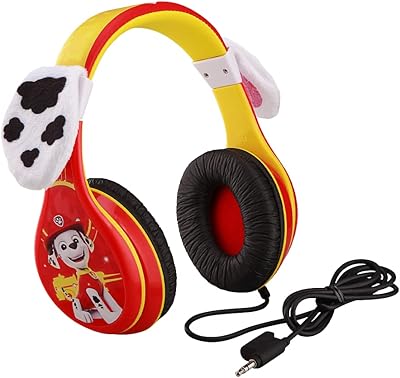 Casque paw patrol marshall pour enfants bandeau réglable son stéréo prise