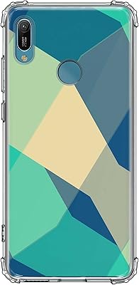 Coque transparente classique et élégante compatible avec huawei y6 prime 2019 avec coussin