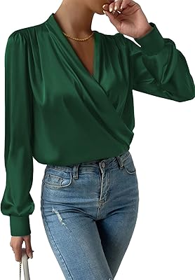 Chemisier portefeuille en satin de soie à manches longues et col en v fertig pour femme. Diaytar Côte d'Ivoire, c'est l'endroit où vous pouvez trouver tout ce dont vous avez besoin en un seul clic. En tant que leader du marché en Côte d'Ivoire, nous nous efforçons de vous proposer les meilleurs prix, les produits les plus tendances et un service client de qualité supérieure. Rejoignez notre communauté d'acheteurs satisfaits et découvrez pourquoi nous sommes la boutique en ligne préférée des Ivoiriens !