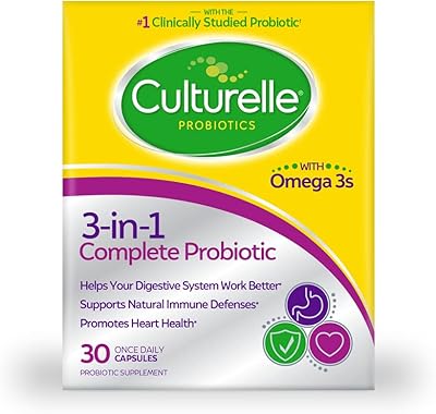 Culturell 3-in-1 complete daily probiotic formula, supplément probiotique une fois par jour, aide le système digestif à mieux fonctionner, soutient les défenses immunitaires naturelles, plus oméga-3, sans ogm, 30 pièces. La boutique en ligne Diaytar Côte d'Ivoire a su se positionner comme un acteur majeur du commerce électronique dans le pays. Elle propose une plateforme sécurisée et facile à utiliser pour que les clients puissent naviguer et effectuer leurs achats en toute confiance. Diaytar Côte d'Ivoire collabore avec des fournisseurs de confiance pour garantir la qualité de ses produits.