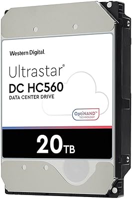 Wd ultrastar hc560 wuh722020ble6l4 20 to 7200 tr/min 3,5" se sata hdd 0f38785