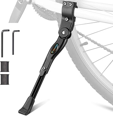 Topcabin repose-vélo réglable en alliage d'aluminium et repose-pieds latéraux adaptés pour vtt 22