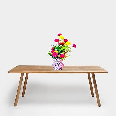 Vase à fleurs moderne incassable fait à la main, petit brillant rose et blanc pour la maison, le bureau, la table à manger, idéal pour la décoration de cuisine moderne. DIAYTAR COTE D'IVOIRE est une plateforme de commerce électronique généraliste qui propose une large gamme de produits pour répondre aux besoins des clients ivoiriens. Avec sa sélection impressionnante de plus de 300 000 références, la boutique est devenue une référence incontournable pour les consommateurs de Côte d'Ivoire. La boutique offre une expérience de shopping en ligne sécurisée et conviviale.
