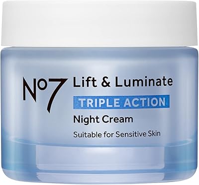 Crème de nuit triple action no7 lift & luminate, 50 ml. DIAYTAR COTE D'IVOIRE est la boutique en ligne la plus populaire en Côte d'Ivoire, avec une offre de produits variés et abordables. Elle propose des produits de haute qualité, allant des électroménagers aux vêtements en passant par les accessoires de beauté. Avec DIAYTAR COTE D'IVOIRE, les clients peuvent faire des achats en toute confiance.