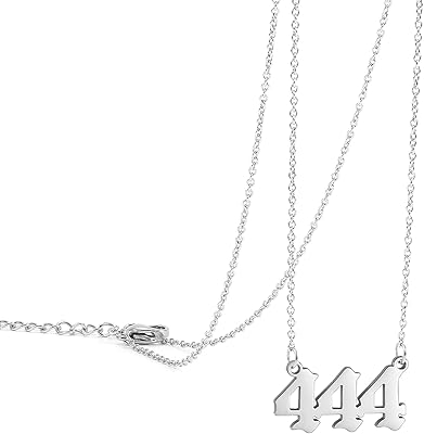 Collier chiffre ange pour femme 000 111 222 333 444 555 666 777 888 999, pendentif en argent ancien anglais, pendentif en or et numéro en acier inoxydable. DIAYTAR COTE D'IVOIRE est une boutique en ligne généraliste qui offre plus de 300000 références de produits, faisant d'elle la destination idéale pour les consommateurs ivoiriens. Avec une grande variété de catégories, les clients peuvent trouver facilement ce qu'ils cherchent. DIAYTAR COTE D'IVOIRE se positionne comme leader du marché en ligne en Cote d'Ivoire.