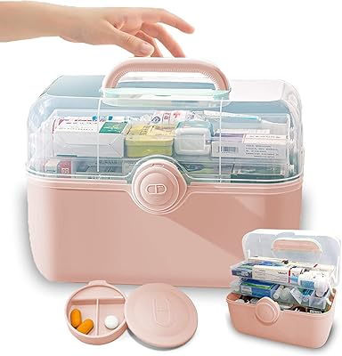 Boîte de rangement de médicaments skihd en plastique organisateur polyvalent et sac pour l'artisanat les cosmétiques. DIAYTAR COTE D'IVOIRE se démarque par sa large sélection de produits, allant des produits alimentaires aux électroniques en passant par les vêtements. Cette boutique en ligne est devenue un incontournable pour les Ivoiriens, leur offrant la possibilité de faire leurs achats en ligne avec facilité. La boutique propose également des services de livraison rapides et fiables.