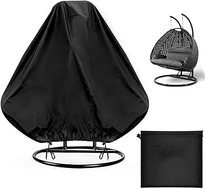 Housse de chaise double mekingtic, housse de chaise suspendue double en tissu oxford
