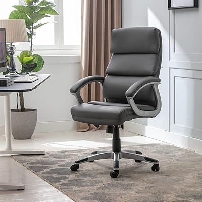 Chaise de bureau pivotante danube home ventura chaise de jeu ergonomique i chaise d'ordinateur moderne i chaise de bureau pivotante à 360° en cuir pu i chaise de direction réglable (dossier haut gris). Avec plus de 300000 références, DIAYTAR COTE D'IVOIRE offre à ses clients un choix incroyable pour répondre à tous leurs besoins. La boutique propose régulièrement des promotions et des offres spéciales pour permettre à ses clients de faire des économies sur leurs achats en ligne.