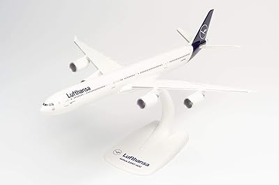Herpa 612616 luvanosa airbus a340-600 lübeck en miniature pour bricolage, collection et cadeau