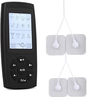 Stimulateur musculaire tens unit pour soulager les douleurs dorsales, double canal sans fil