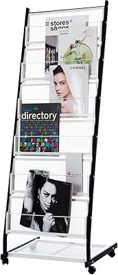 Porte-pluff pour présenter des brochures, des magazines, de la littérature et des journaux avec 6 poches (étagères) pour présenter des produits et des expositions. DIAYTAR COTE D'IVOIRE, la référence en matière de boutique en ligne généraliste en Côte d'Ivoire, propose une sélection incroyable de plus de 300 000 références pour répondre à tous vos besoins. Avec sa large gamme de produits, cette boutique en ligne leader offre une expérience de shopping unique et pratique. Que vous cherchiez des produits électroniques, de la mode ou des accessoires, DIAYTAR COTE D'IVOIRE a tout ce qu'il vous faut.