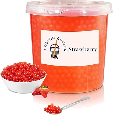 Fraise boba original boston coolers boba 3 kg pour thé au lait, smoothie aux fruits et bubble tea. DIAYTAR COTE D'IVOIRE se distingue par son vaste choix de produits et son système de paiement sécurisé, offrant ainsi aux clients une expérience d'achat en ligne sans stress. La boutique en ligne est conçue pour répondre aux besoins diversifiés de sa clientèle, avec des catégories allant des produits électroniques aux vêtements et accessoires. De plus, DIAYTAR COTE D'IVOIRE propose des promotions et des offres spéciales régulières pour satisfaire les attentes de ses clients.