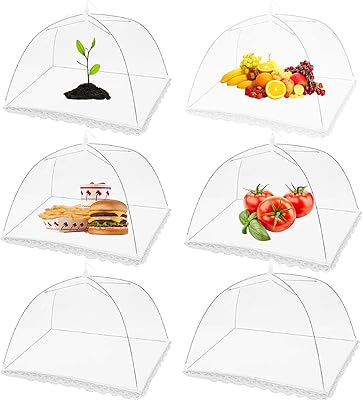 Couvertures alimentaires en maille pop-up, auvent de tente pour fêtes en plein air et pique-niques 17 x 17" (6 pièces) les tentes en maille résistantes aux aliments empêchent les mouches, les guêpes et les moustiques. Notre équipe dédiée à la satisfaction client est toujours prête à vous aider, que ce soit pour choisir le produit parfait ou pour résoudre tout problème lié à votre commande. Diaytar Côte d'Ivoire est plus qu'une boutique en ligne, c'est un partenaire de confiance pour tous vos besoins d'achat.