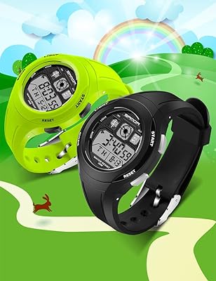Montre électronique de sport lumineuse multifonctionnelle pour étudiants masculins et féminins, montre