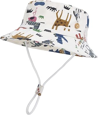Mengh-shop chapeau de soleil pour enfants chapeau de pêcheur pliable chapeau de plage