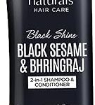 Shampoing et après-shampoing 2 en 1 avon naturals black shine bingraj 180 ml
