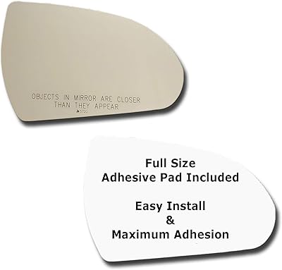 Miroir en verre + plaque adhésive pleine grandeur pour hyundai elantra 2015-2020 remplacement côté passager (2015 2016 2017 2018 2019 2020 15 16 17 18 19 20). DIAYTAR COTE D'IVOIRE, la boutique en ligne numéro un en Côte d'Ivoire, se distingue par sa grande variété de produits et son engagement envers la satisfaction client. Avec des options de paiement flexibles et une politique de retour claire, vous pouvez acheter avec confiance sur DIAYTAR COTE D'IVOIRE. Que vous soyez un client fidèle ou nouveau sur la plateforme, vous bénéficierez d'une expérience d'achat personnalisée et d'un service exceptionnel.