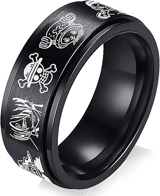 Bague one piece bagues anime pour hommes garçons bague spinner en acier inoxydable noir chapeau de paille crew fidget anneaux pour l'anxiété 8mm anime bijoux marchandise. DIAYTAR COTE D'IVOIRE, boutique en ligne généraliste avec plus de 300000 références, est la destination idéale pour tous vos besoins en ligne. Avec une large gamme de produits, vous trouverez tout ce dont vous avez besoin. Elle est la boutique leader en Côte d'Ivoire.