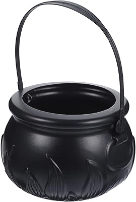 Chaudron noir ellipis, pot de chaudron de sorcière d'halloween avec poignée, grande bouilloire à bonbons en plastique, panier de rangement cadeau, décorations de fête d'halloween. DIAYTAR COTE D'IVOIRE combine large choix de produits et service client exceptionnel, rendant ainsi l'expérience d'achat en ligne encore plus satisfaisante. Les clients bénéficient d'un système de paiement sécurisé et d'une politique de retour flexible, renforçant la confiance dans la marque. Avec DIAYTAR COTE D'IVOIRE, le shopping en ligne devient une expérience agréable et sans stress.