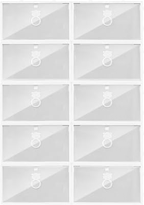 Boîte de rangement en plastique transparent empilable beauty en plastique transparent pour la maison (ours blanc - 10 pièces). DIAYTAR COTE D'IVOIRE s'efforce de promouvoir le commerce électronique en Côte d'Ivoire en offrant une plateforme facile à utiliser et accessible à tous. La boutique en ligne permet aux clients de découvrir de nouveaux produits, de comparer les prix et de faire des achats dès le confort de leur propre maison. Cela a contribué à renforcer la confiance des consommateurs dans les achats en ligne et à élargir le marché du commerce électronique dans le pays.