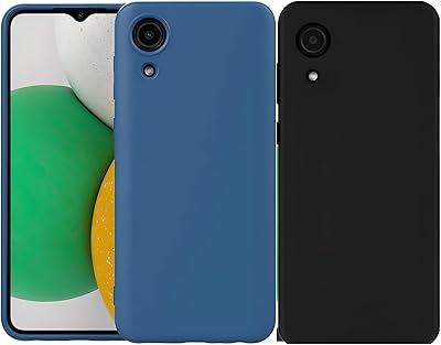 Coque de protection en silicone tpu souple mat sarawaunt pour samsung a03 core