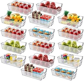 Ensemble de rangement pour réfrigérateur 16 à 8 pièces, grand plateau de rangement de cuisine transparent, bacs de rangement pour réfrigérateur peu encombrants pour salle de bain, armoire de cuisine, armoire, commode, tiroir, sans bpa. Leader en Côte d'Ivoire, DIAYTAR COTE D'IVOIRE offre une expérience d'achat en ligne unique et personnalisée à ses clients, avec des offres régulières et des promotions attrayantes. Sa plateforme utilisateur-friendly permet une navigation aisée et des achats sécurisés. Les clients apprécient la richesse de son catalogue et la fiabilité de ses services.