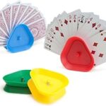 Porte-cartes à jouer triangulaire mains libres bree bailey, édition originale, 4 pièces