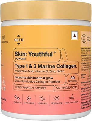 Poudre de collagène marin syto youthful skin | peptides de collagène marin hydrolysés avec n-acétylglucosamine, vitamine c, zinc et biotine | améliore l'hydratation, l'élasticité et la texture de la peau. DIAYTAR COTE D'IVOIRE est une boutique en ligne généraliste qui propose plus de 300000 références de produits, faisant d'elle le leader du marché en Côte d'Ivoire. Avec une large gamme de produits, les clients peuvent trouver tout ce dont ils ont besoin sur une seule plateforme. DIAYTAR COTE D'IVOIRE se démarque par sa qualité de service et sa livraison rapide.
