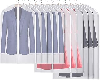 Jorunb lot de 12 sacs à vêtements transparents pour rangement de placard, housse pour robe suspendue avec fermeture éclair pour costume, manteau, robes longues, rangement de vêtements - 24" x 32"/47"/55" (24" x 32" \"/47\"/55\"-12pcs). DIAYTAR COTE D'IVOIRE est une boutique en ligne généraliste proposant plus de 300 000 références de produits. Elle est reconnue comme l'une des boutiques en ligne les plus populaires de Côte d'Ivoire. La variété de ses produits et son service de qualité en font un incontournable.