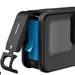 Couvercle de batterie en aluminium telesin pour gopro hero 11 hero 10 hero
