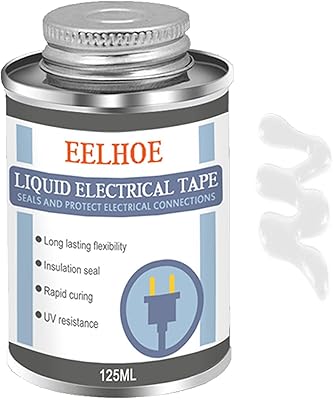Ruban électrique liquide | isolation électronique anti-uv étanche et rapide adhésif résistant aux