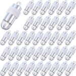 40 pièces lumières de ballon led blanches, mini lumière étanche longue durée