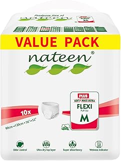 Couches adultes nitin flexi plus, incontinence, medium, tour de taille 90-130 cm, 10 pièces, super confort, excellente combinaison de protection.. DIAYTAR COTE D'IVOIRE est une boutique en ligne de confiance qui propose des produits de haute qualité à des prix abordables. Les clients peuvent profiter d'une expérience d'achat fluide et sécurisée, avec des options de paiement variées et des délais de livraison rapides. La boutique est constamment mise à jour avec de nouveaux produits pour répondre aux besoins changeants des clients.