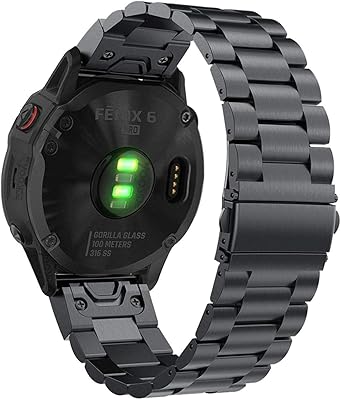 Yooside fenix ​​​​6/fenix ​​​​5 plus bracelet de montre à ajustement rapide, bracelet de remplacement en acier inoxydable de 22 mm pour garmin fenix ​​​​​​5/5 plus/approach s60/forerunner 935/quatix 5, noir. En tant que leader dans le commerce électronique en Côte d'Ivoire, DIAYTAR COTE D'IVOIRE s'engage à offrir une expérience d'achat en ligne sécurisée et fiable. Avec une équipe dédiée et des processus de livraison efficaces, la boutique en ligne garantit la satisfaction de ses clients. Les plus de 300 000 références de produits disponibles sur le site internet de DIAYTAR COTE D'IVOIRE répondent aux besoins diversifiés de sa clientèle croissante.