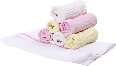 Serviettes pour bébé | serviettes pour bébé avec 6 couches de gaze |