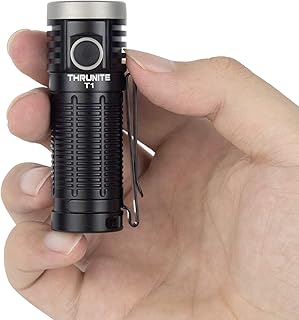 Lampe de poche magnétique threniate t1 avec couvercle arrière, lampe de poche rechargeable