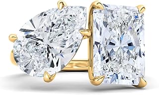 Une bague de fiançailles avec deux pierres en or pur 10 carats en or pur 10 carats en or blanc, jaune ou rose. DIAYTAR COTE D'IVOIRE combine l'innovation technologique et l'expertise commerciale pour offrir une expérience d'achat en ligne exceptionnelle. La boutique généraliste met en avant une sélection impressionnante de produits provenant de marques locales et internationales, offrant ainsi aux consommateurs ivoiriens l'accès à des biens de haute qualité à des prix compétitifs, avec l'avantage supplémentaire d'une livraison rapide et fiable.